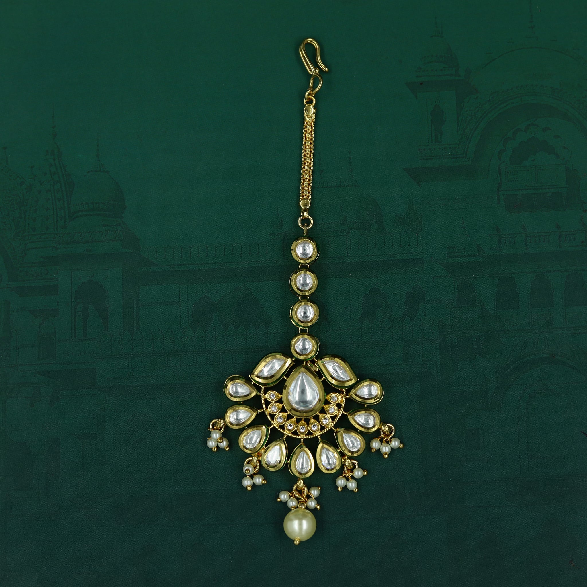 Kundan Maang Tikka 10341-28