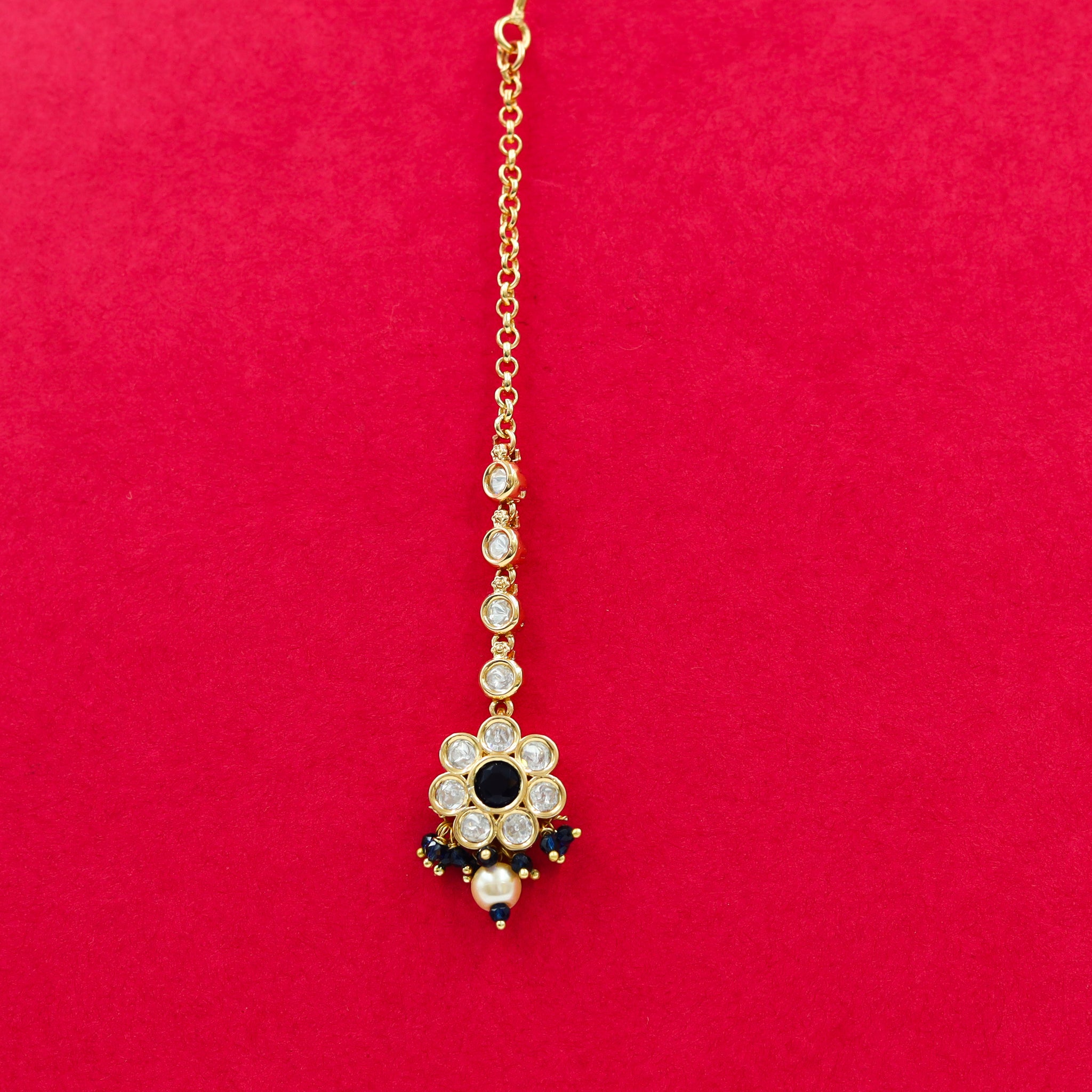 Kundan Maang Tikka 12033-69
