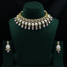 Round Neck Kundan Necklace Set 12206-28