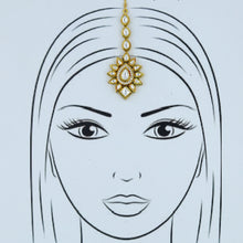 White Maang Tikka 7487-0988