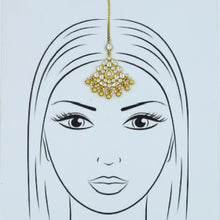 Kundan White Maang Tikka 10546-6194