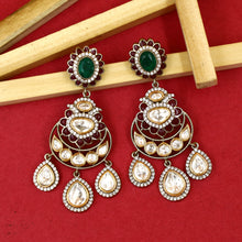 Round Neck Kundan Necklace Set 19910-68