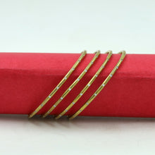 Gold Plated Zircon/AD Bangles 15343-2490