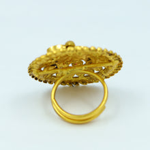 Antique Gold Finish Ring 12215-28