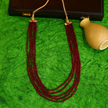 5 Line Pearl Necklace Set 14145-80