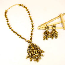Long Neck Temple Necklace Set 13462-28