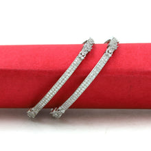 Pack of 2 Zircon/AD Bangles 3407-08