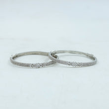 Pack of 2 Zircon/AD Bangles 3407-08