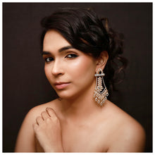 Stylish Zircon/AD Danglers 6558-1225 - Dazzles Jewellery