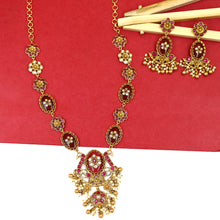 Sabyasachi Inspired Kundan Necklace Set 18119-87