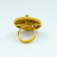 Antique Gold Finish Ring 12229-28