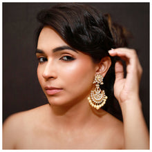 Chandbali Kundan Earring 8734-100 - Dazzles Jewellery
