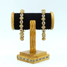 Antique Gold Finish Bangles/Kada 16018-31