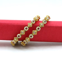 Antique Gold Finish Bangles/Kada 16018-31