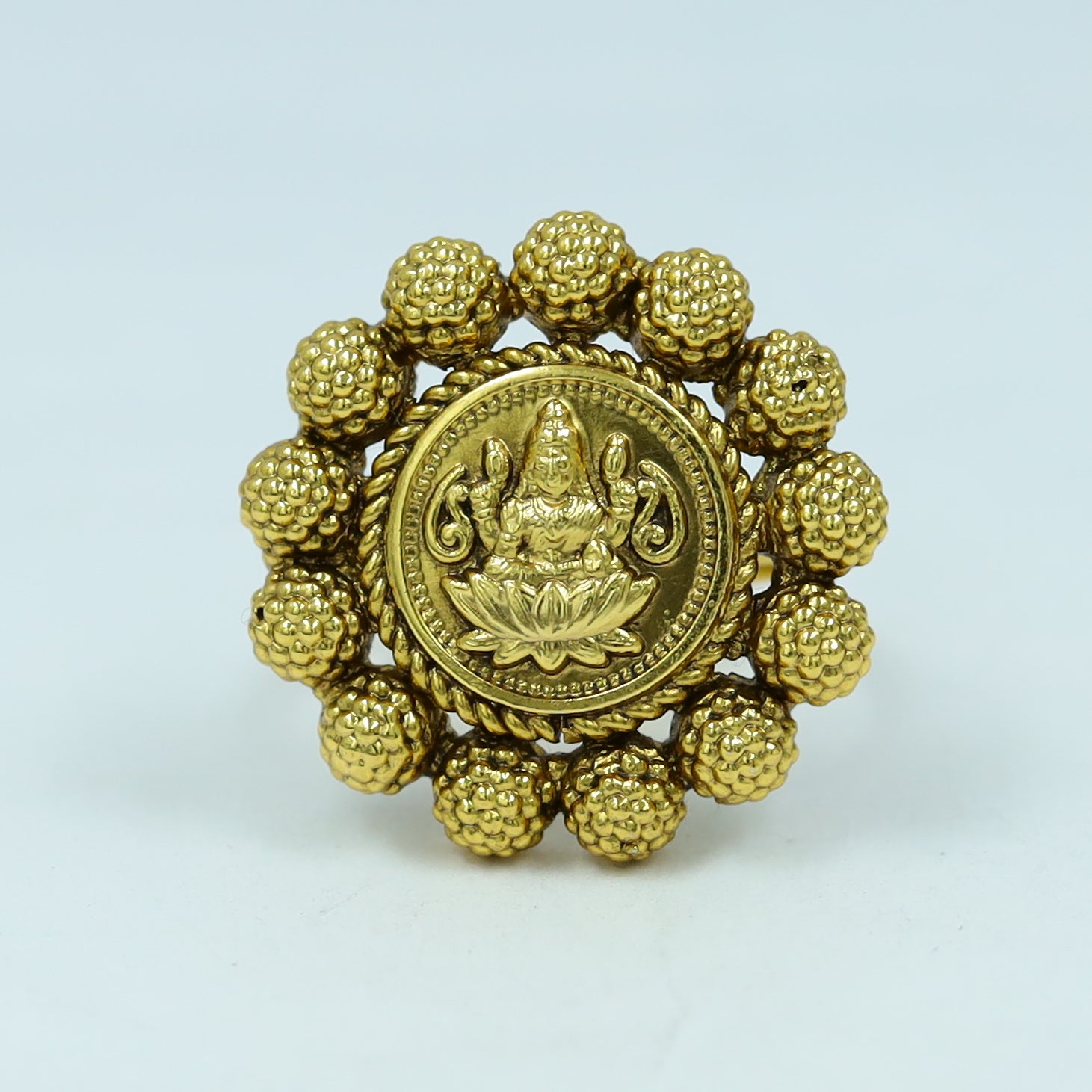 Antique Gold Finish Ring 12225-28