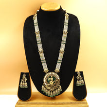 Long Neck Temple Necklace Set 19273-28