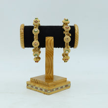 Antique Gold Finish Bangles/Kada 16012-31