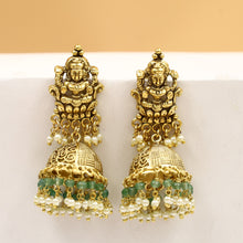 Long Neck Temple Necklace Set 19281-28