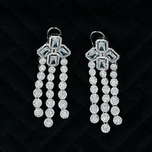 Round Neck Zircon/AD Necklace Set 12804-68