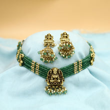 Choker Temple Necklace Set 19294-28