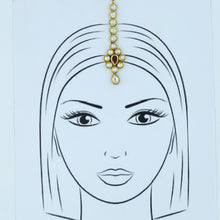 Ruby Maang Tikka 6469-1225