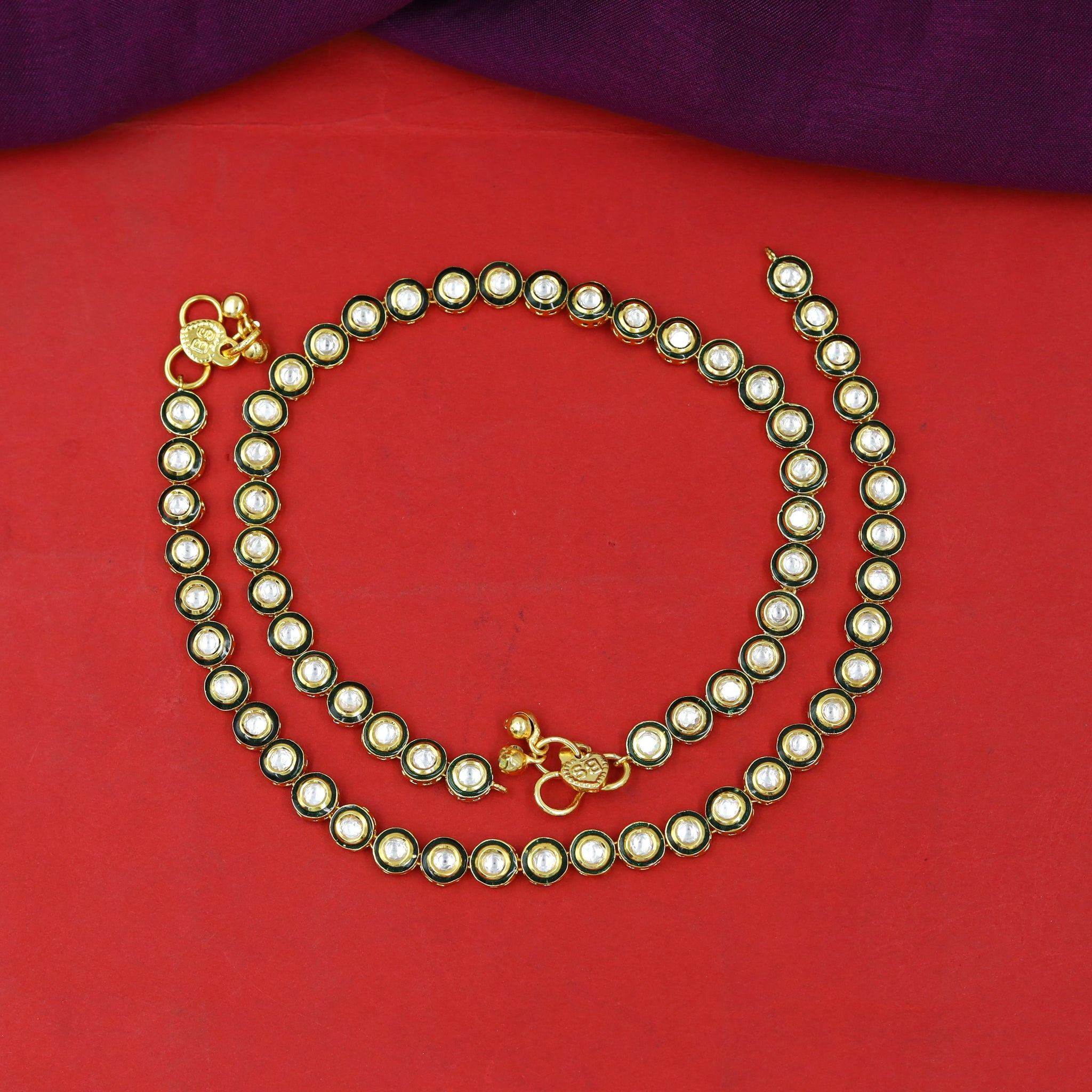 Kundan Payal/Anklet 10386-28