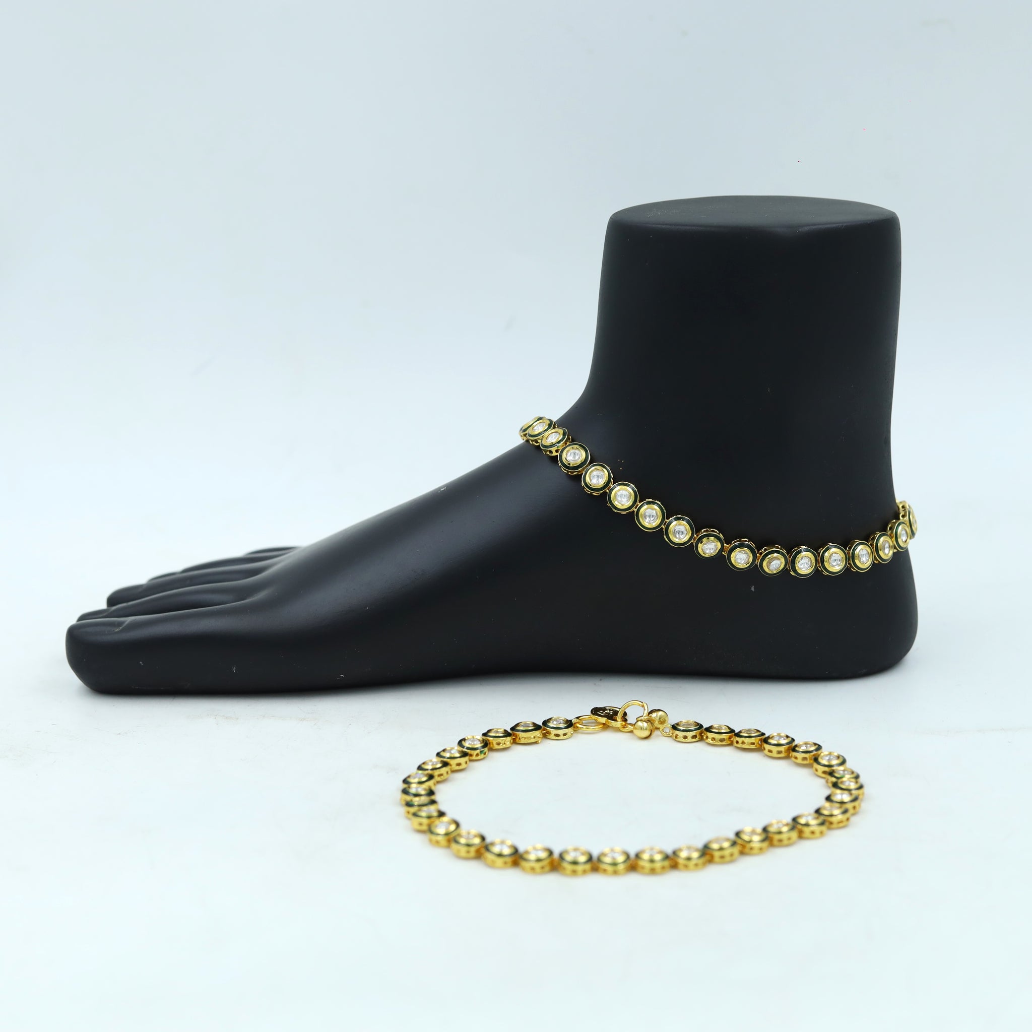 Kundan Payal/Anklet 10386-28