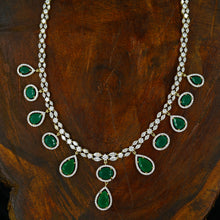Manish Malhotra InspiredRound Neck Zircon/AD Necklace Set 12788-68