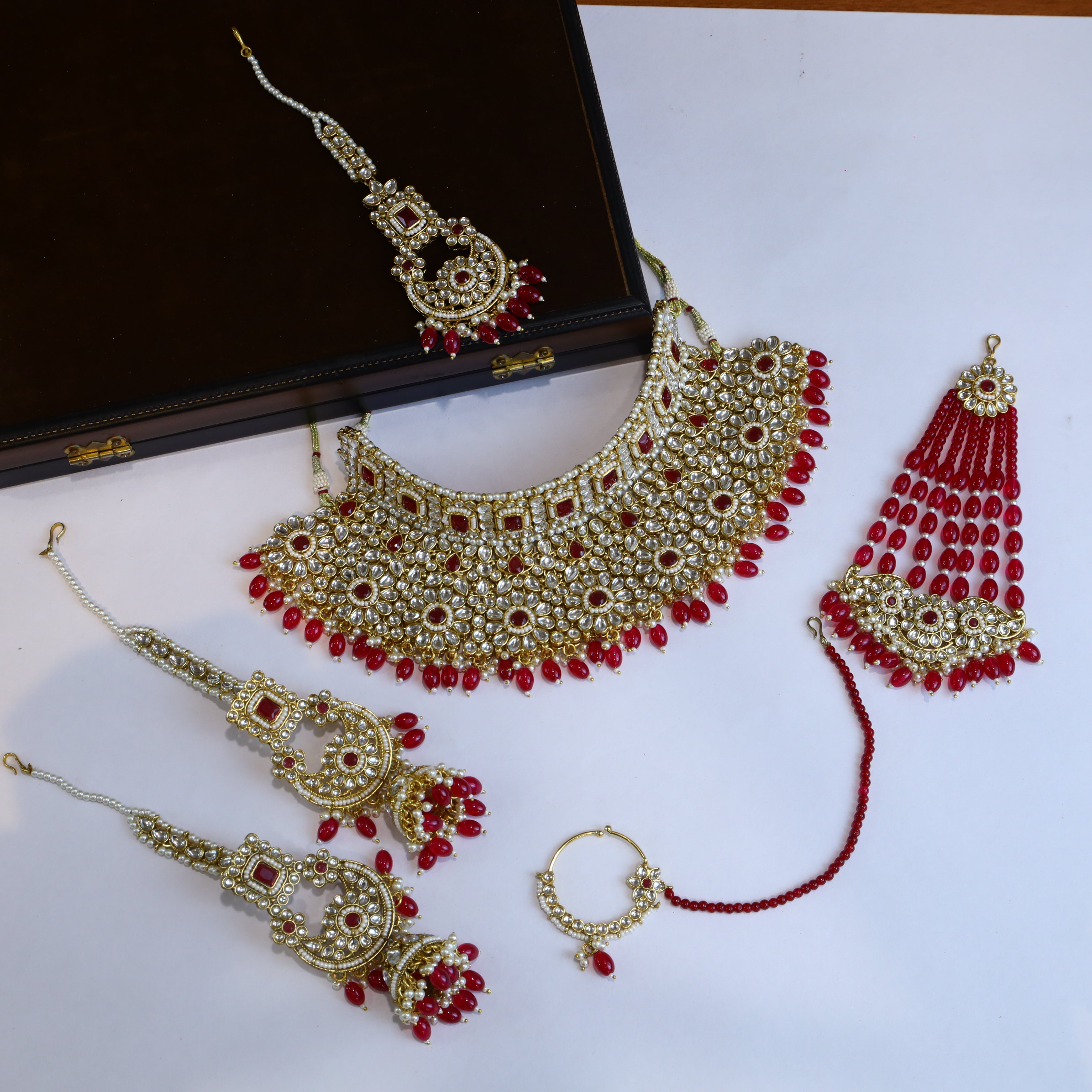 Ruby wedding jewellery 2025