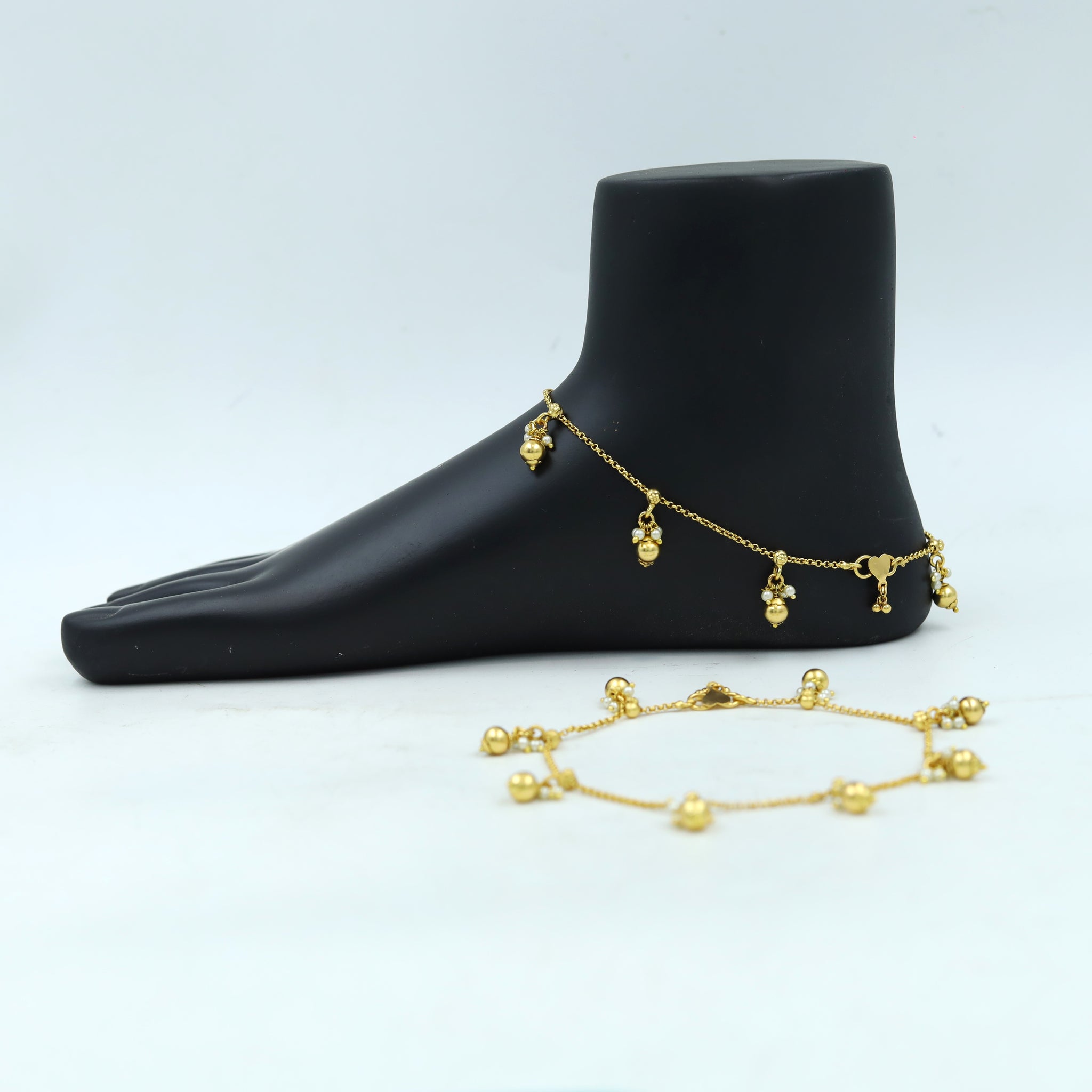 Gold Plated Payal/Anklets 15731-28