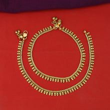 Antique Gold Payal/Anklets 12872-31