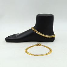 Antique Gold Payal/Anklets 12872-31