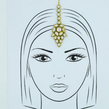 Kundan Maang tikka 1254-100