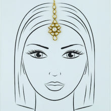 White Maang Tikka 4307-8372