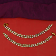 Kundan Polki Anklet 1049-21