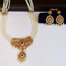 Long Neck Jadau Necklace Set 5609-65