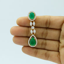 Manish Malhotra InspiredRound Neck Zircon/AD Necklace Set 12788-68