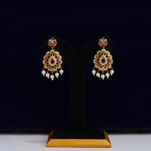 Long Neck Jadau Necklace Set 5609-65