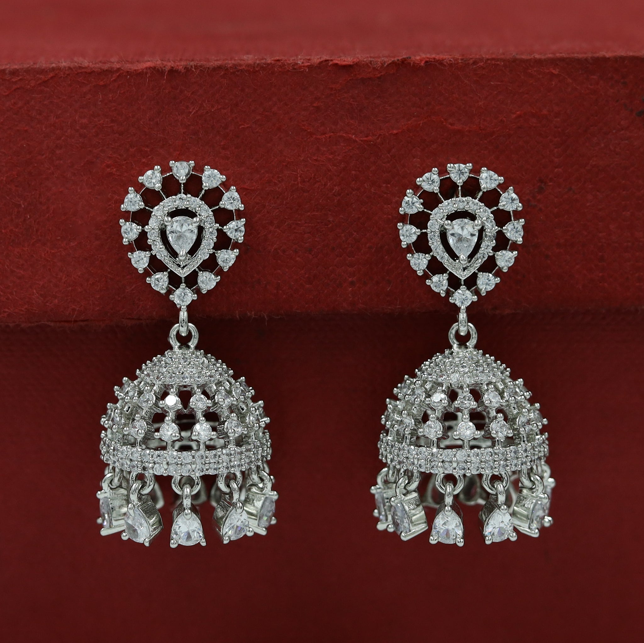 Jhumki Zircon/AD Earring 10763-69
