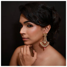 Kundan Long Earring 10780-68 - Dazzles Jewellery
