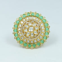 Kundan Cocktail Ring 12255-28