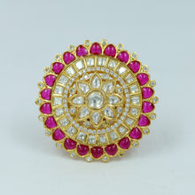 Kundan Cocktail Ring 12255-28