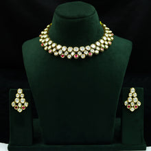 Round Neck Kundan Necklace Set 12799-68