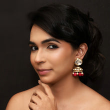 Jhumki Kundan Earring 8766-100 - Dazzles Jewellery