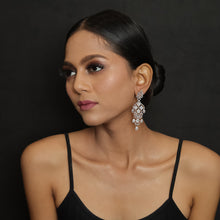 Zircon/AD Earring 6730-69 - Dazzles Jewellery