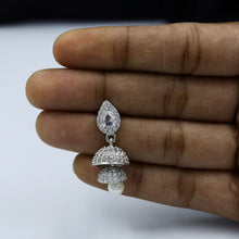 Jhumki Zircon/AD Earring 11168-33