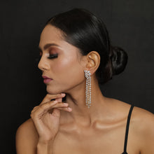 Danglers Zircon/AD Earring 7403-34 - Dazzles Jewellery