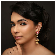 Jhumki Kundan Earring 8777-100 - Dazzles Jewellery