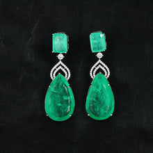 Manish Malhotra Inspired Danglers Zircon/AD Earring 11973-69