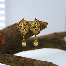 Ruby Green Temple Earring 4454-8519